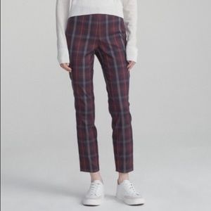 rag & bone Simone Plaid Pants
